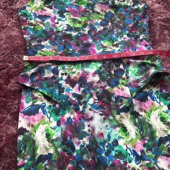 Long Tall Sally Floral Sleeveless Midi Dress - Multicolor size 8 - Picture 6 of 7